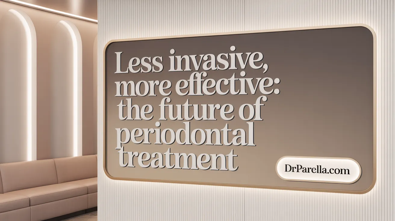 Less Invasive, More Effective: The Future of Periodontal Treatment