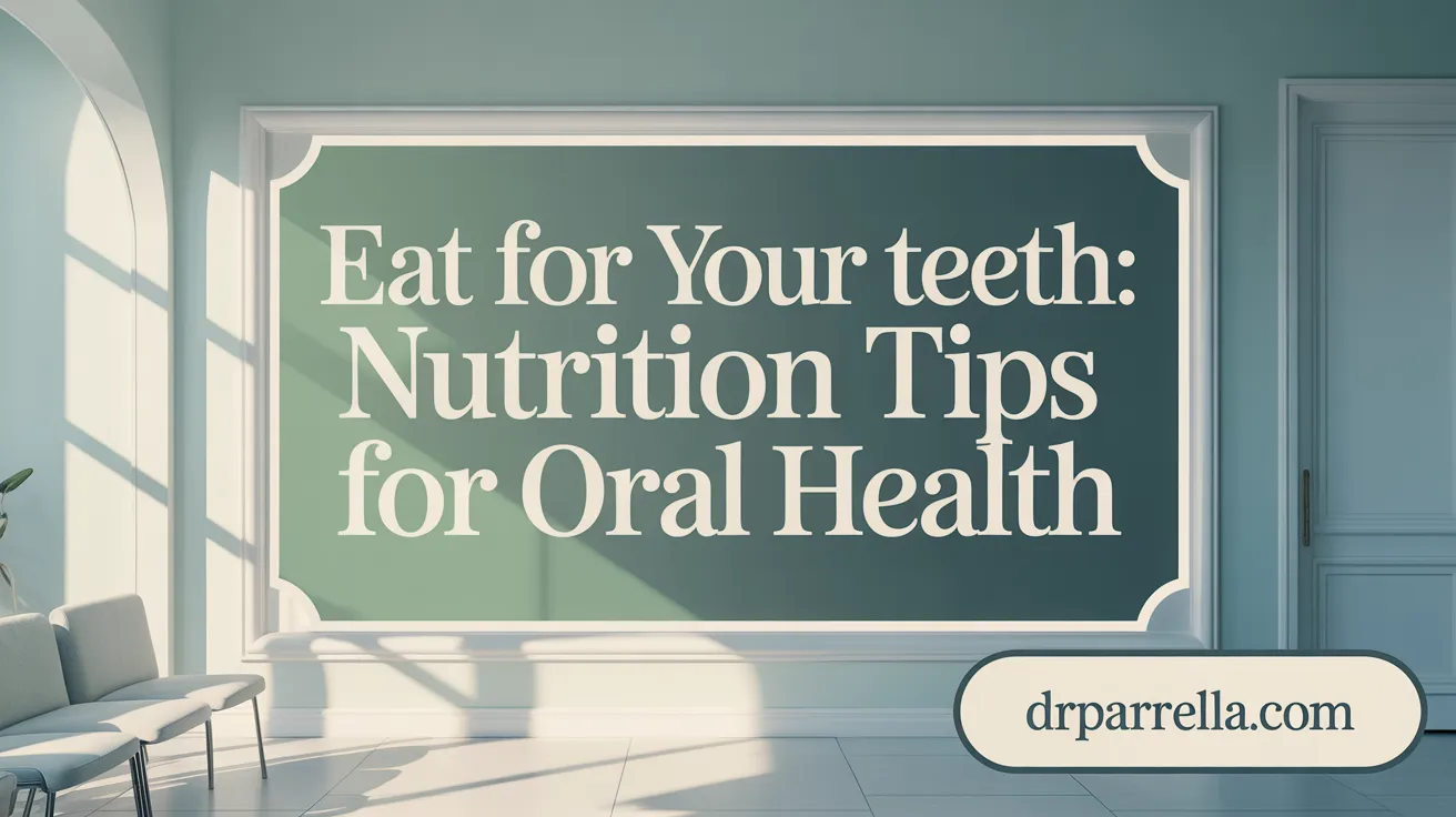 Eat for Your Teeth: Nutrition Tips for Oral Health