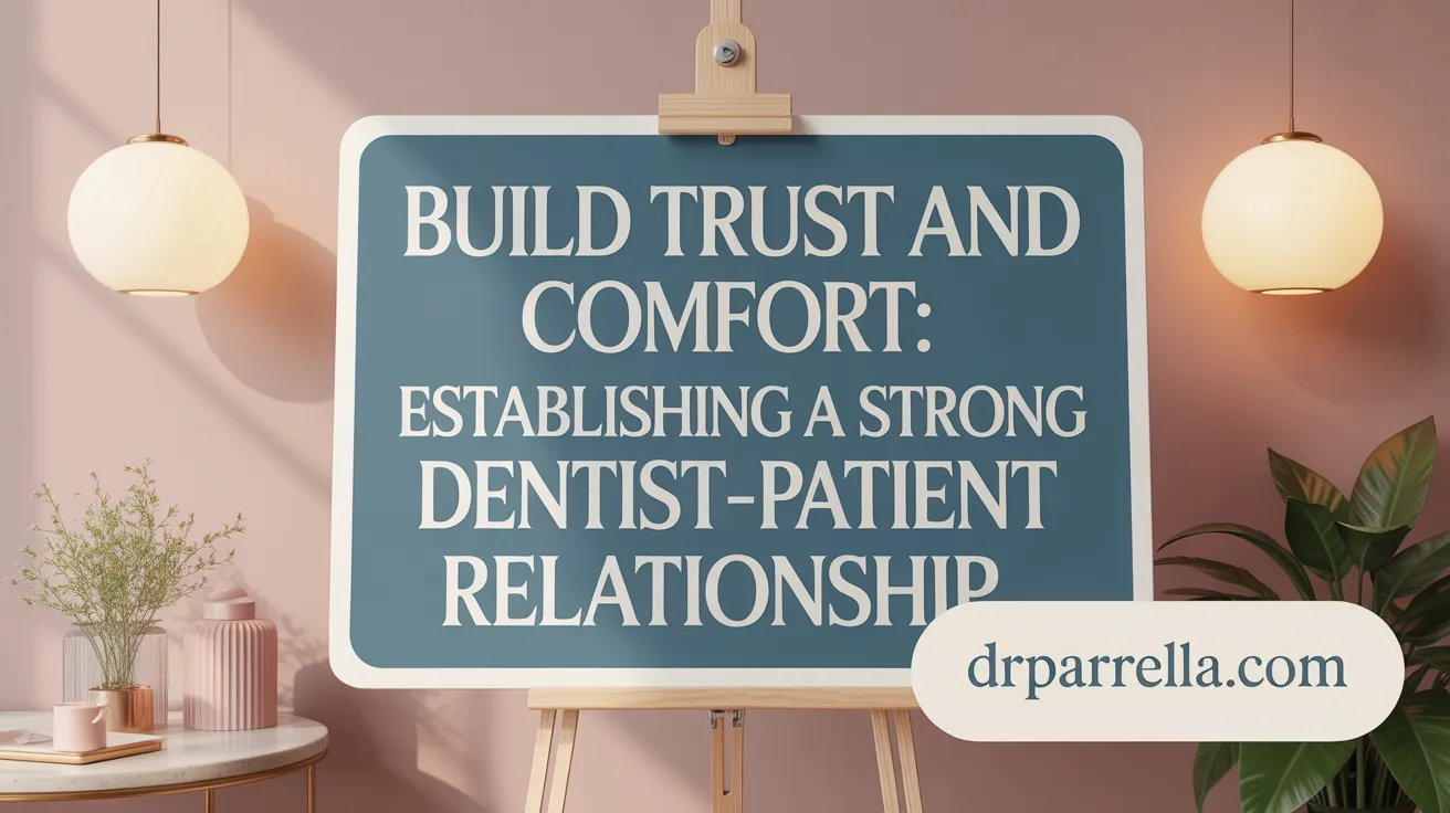 Build Trust and Comfort: Establishing a Strong Dentist-Patient Relationship