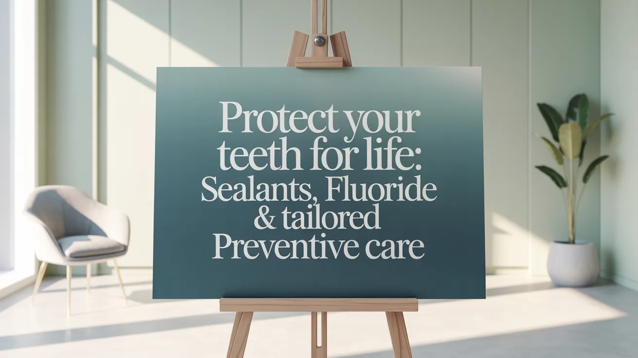 Protect Your Teeth for Life: Sealants, Fluoride & Tailored Preventive Care