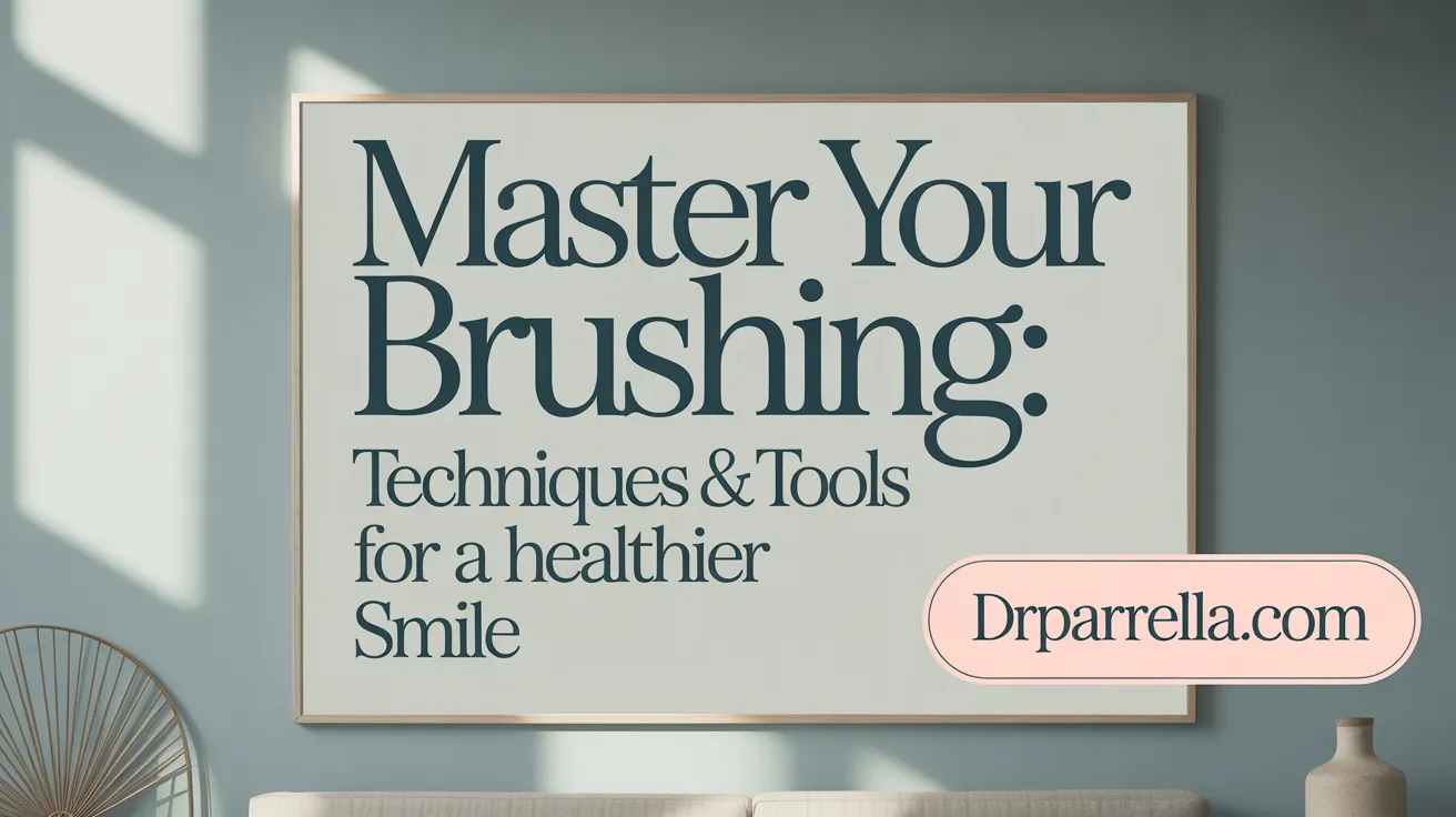 Master Your Brushing: Techniques & Tools for a Healthier Smile