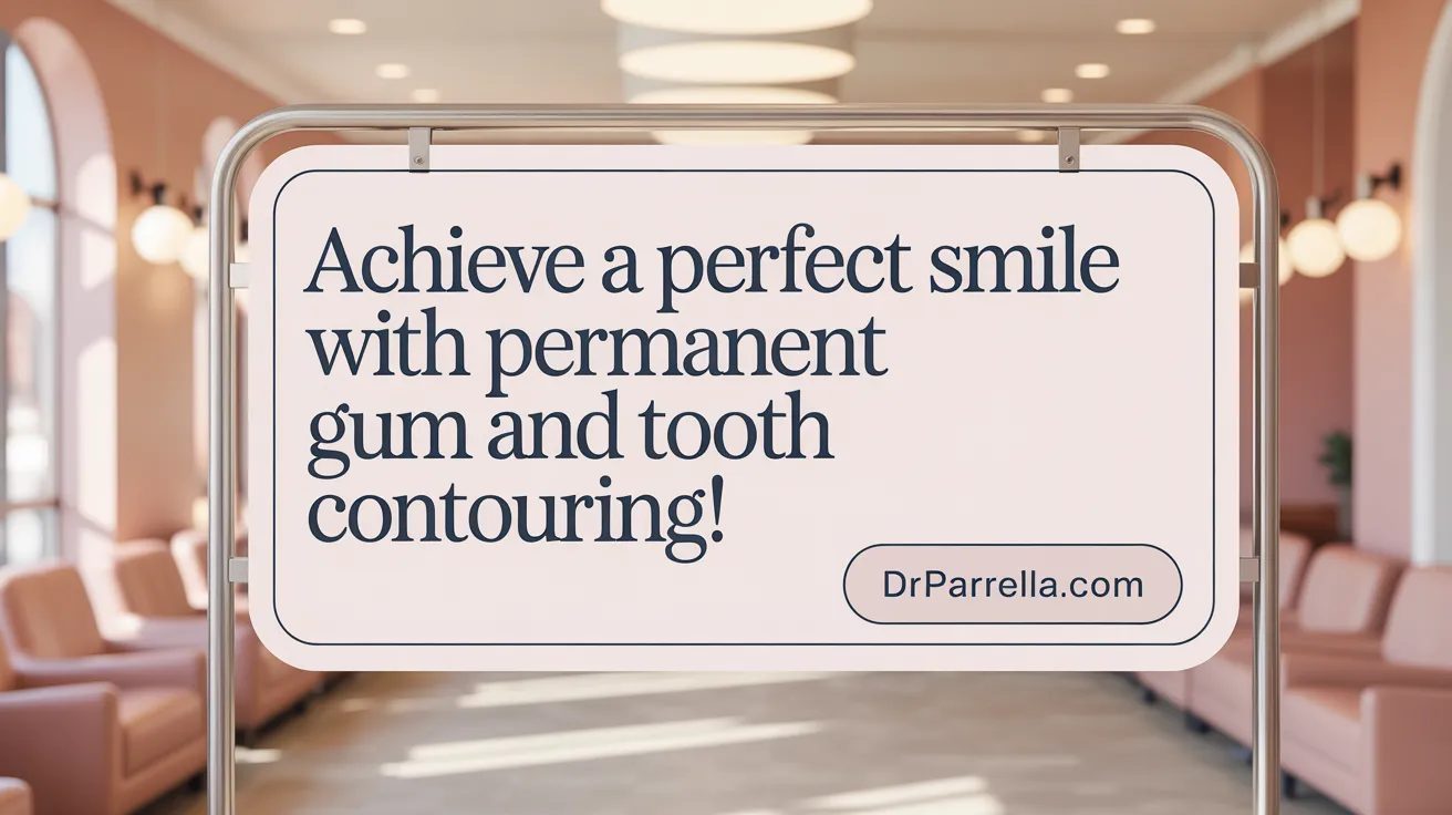 Achieve a Perfect Smile with Permanent Gum and Tooth Contouring!