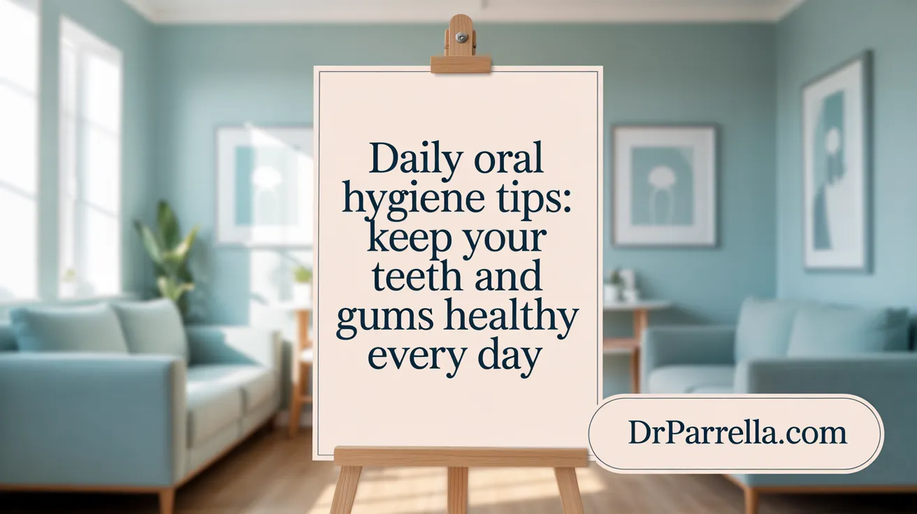 Daily Oral Hygiene Tips: Keep Your Teeth and Gums Healthy Every Day
