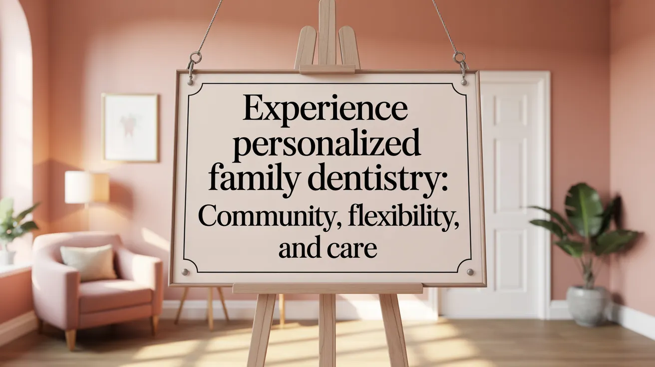 Experience Personalized Family Dentistry: Community, Flexibility, and Care