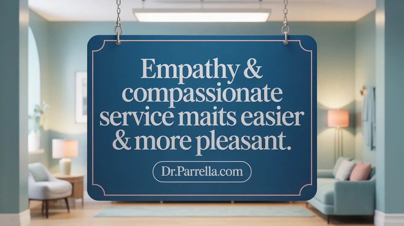 Empathy & Compassionate Service Make Visits Easier & More Pleasant
