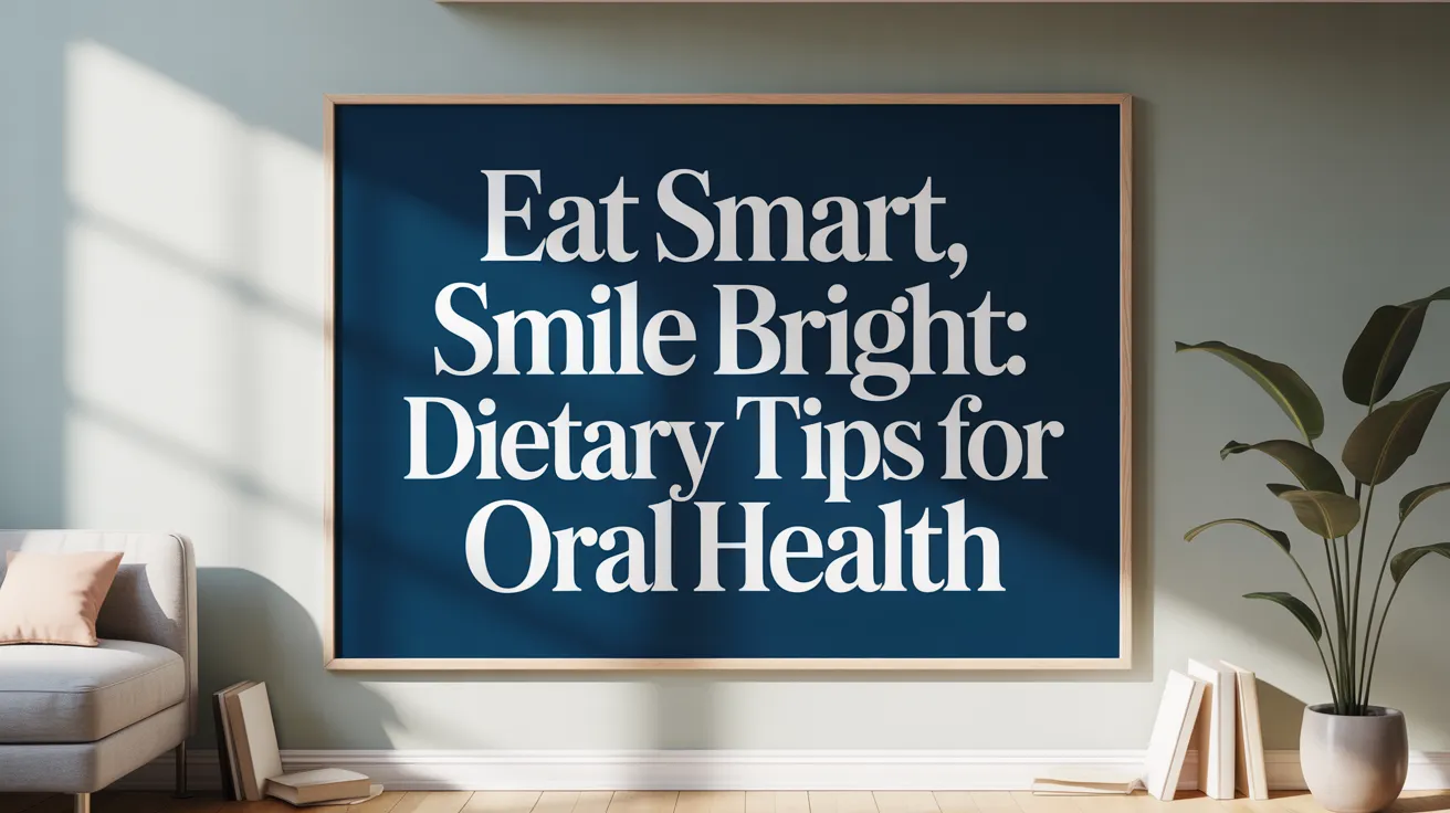 Eat Smart, Smile Bright: Dietary Tips for Oral Health