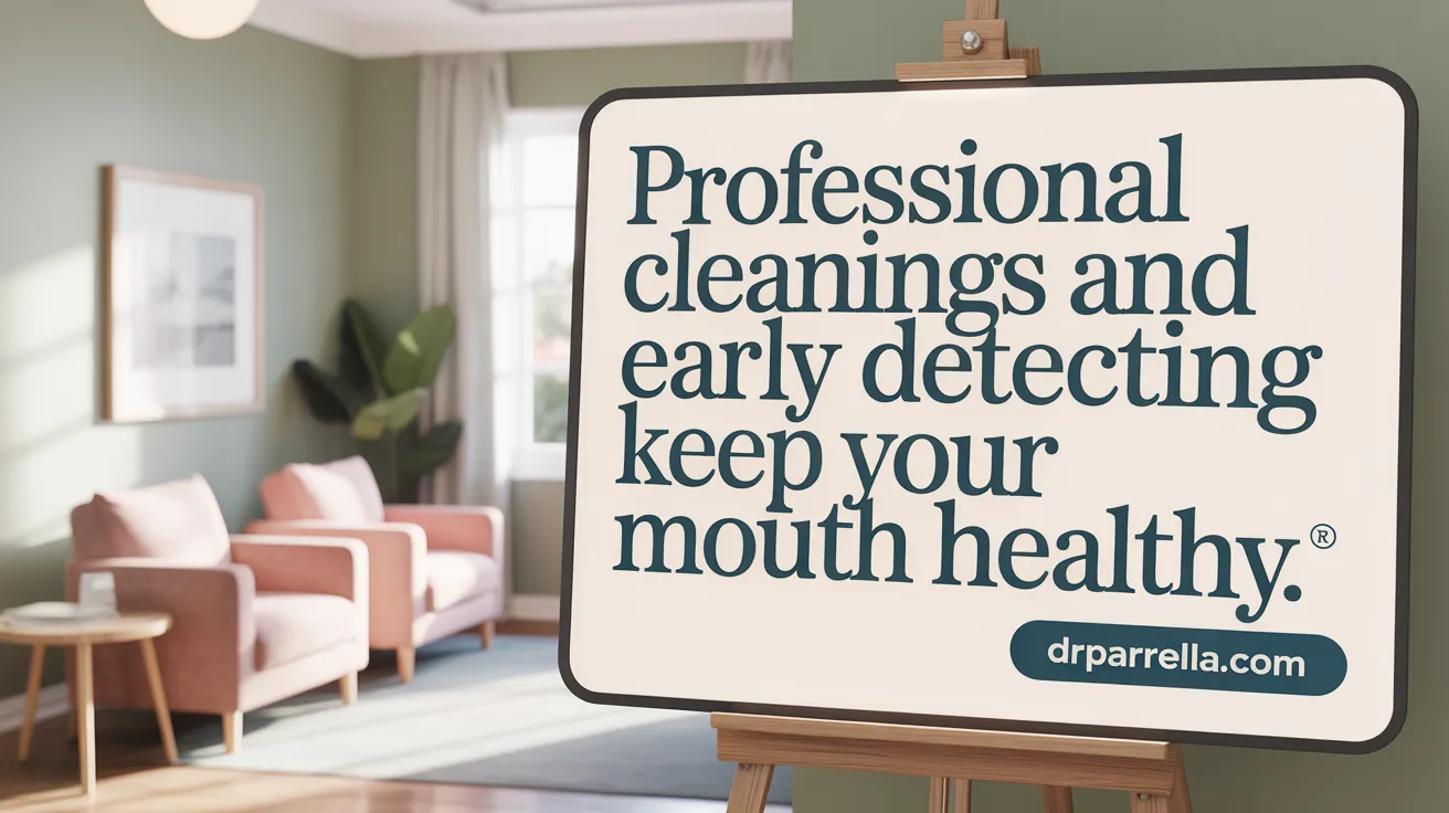 Professional Cleanings and Early Detection Keep Your Mouth Healthy