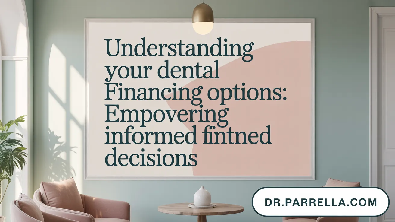 Understanding Your Dental Financing Options: Empowering Informed Decisions