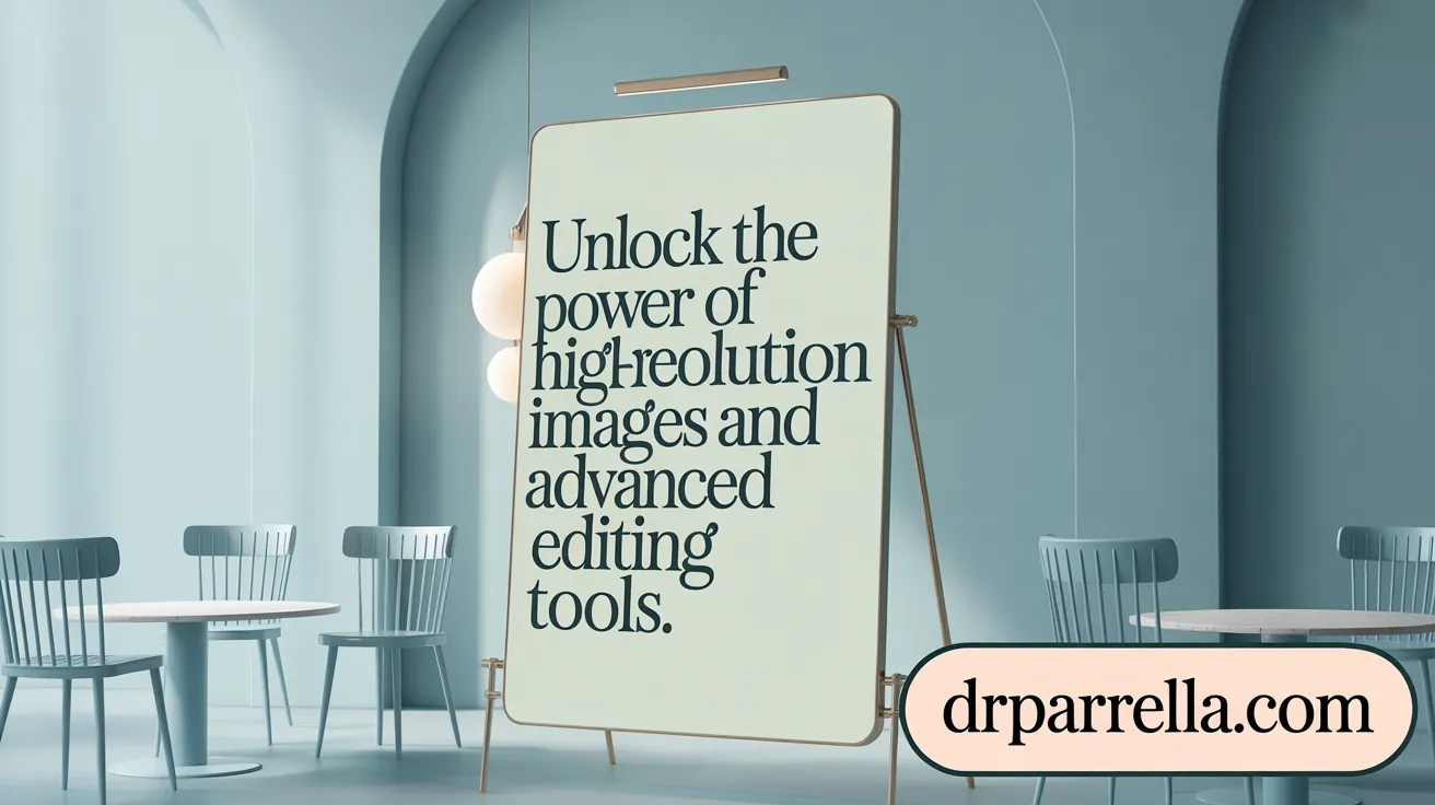 Unlock the Power of High-Resolution Images and Advanced Editing Tools