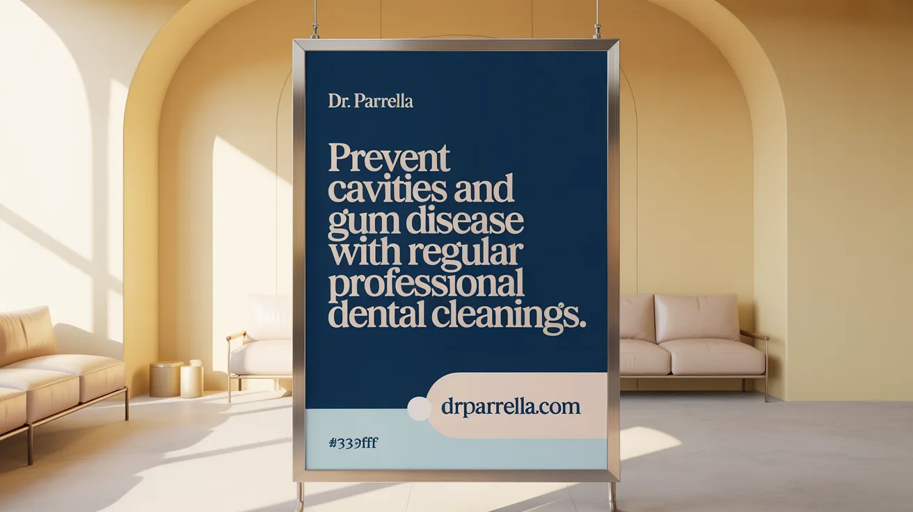 Prevent cavities and gum disease with regular professional dental cleanings.