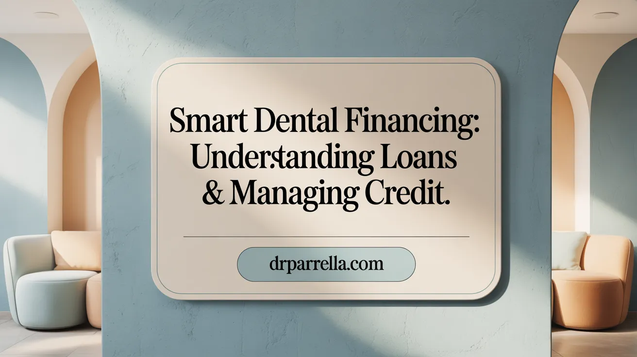 Smart Dental Financing: Understanding Loans & Managing Credit