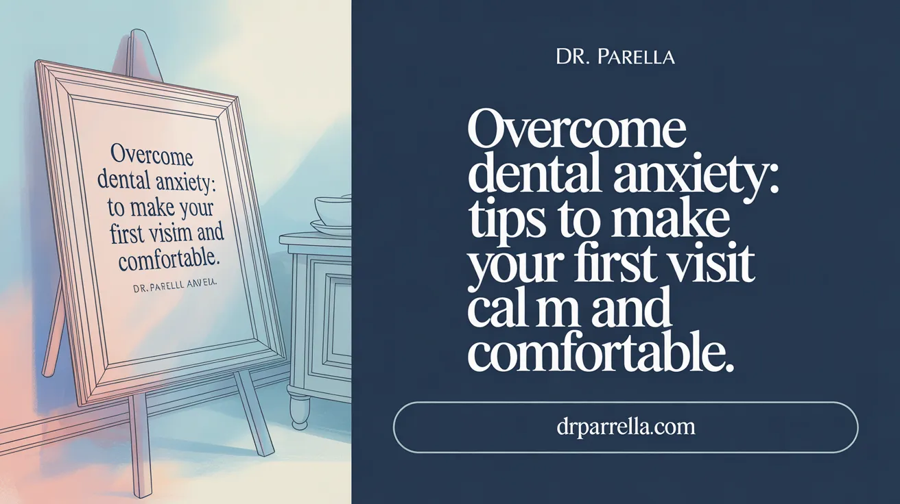 Overcome Dental Anxiety: Tips to Make Your First Visit Calm and Comfortable