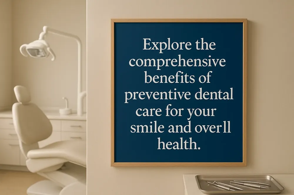Explore the comprehensive benefits of preventive dental care for your smile and overall health.