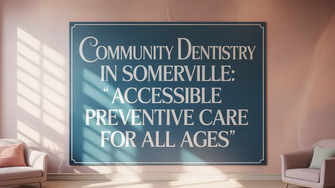 Community Dentistry in Somerville: Accessible Preventive Care for All Ages