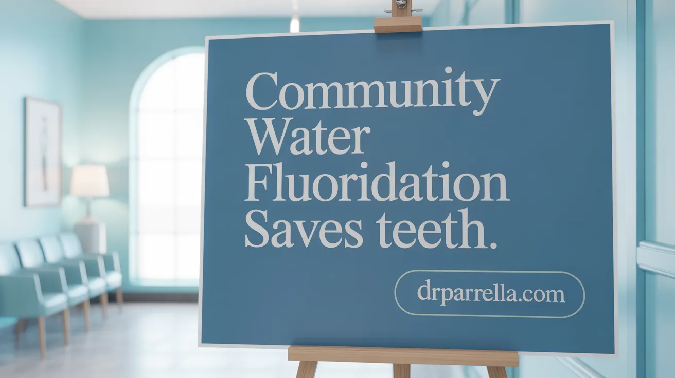 Community Water Fluoridation Saves Teeth