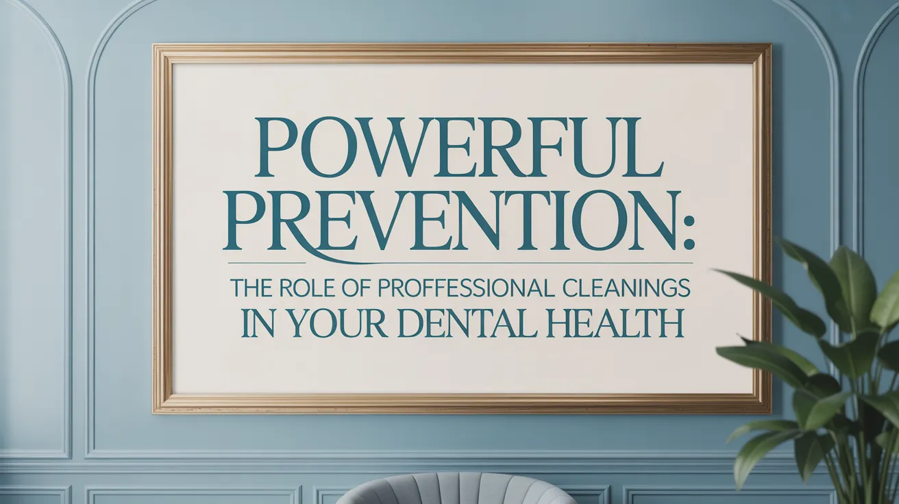 Powerful Prevention: The Role of Professional Cleanings in Your Dental Health