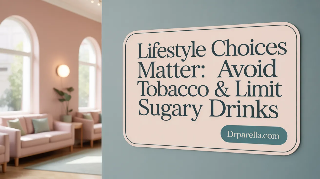 Lifestyle Choices Matter: Avoid Tobacco & Limit Sugary Drinks