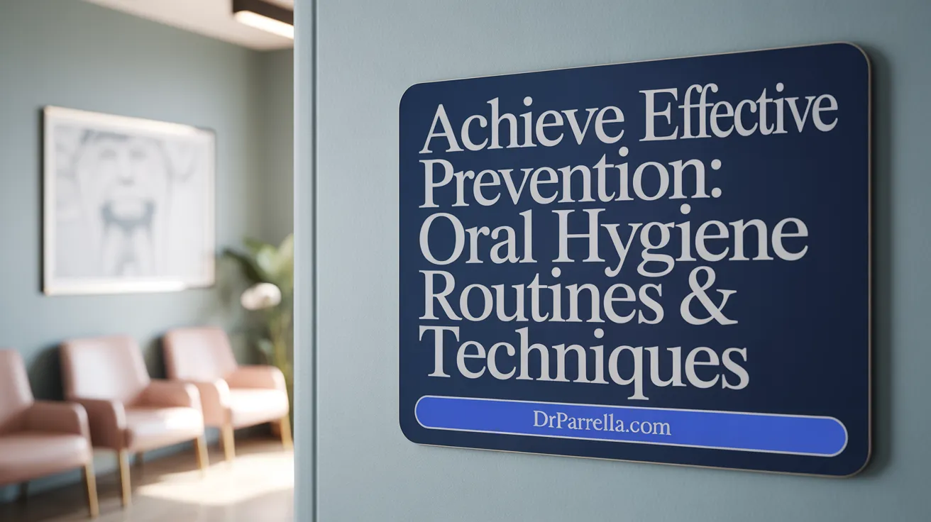 Achieve Effective Prevention: Oral Hygiene Routines &Techniques
