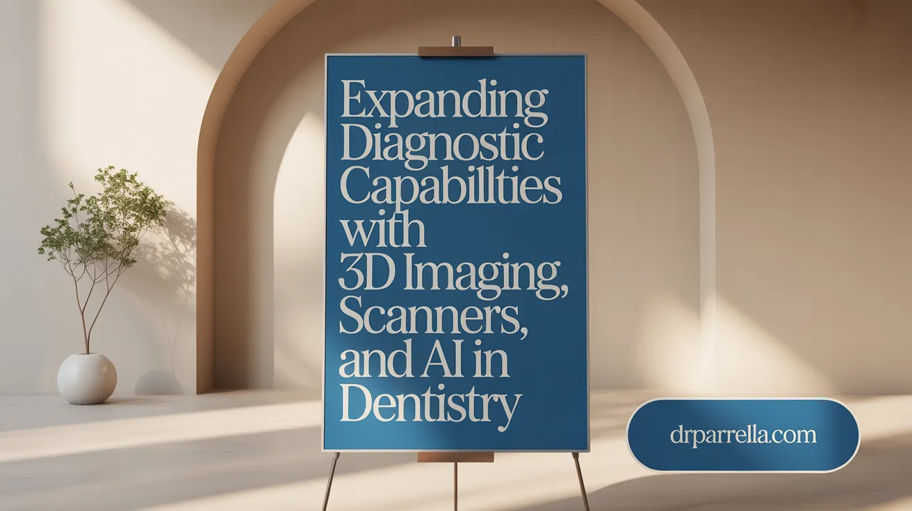 Expanding Diagnostic Capabilities with 3D Imaging, Scanners, and AI in Dentistry