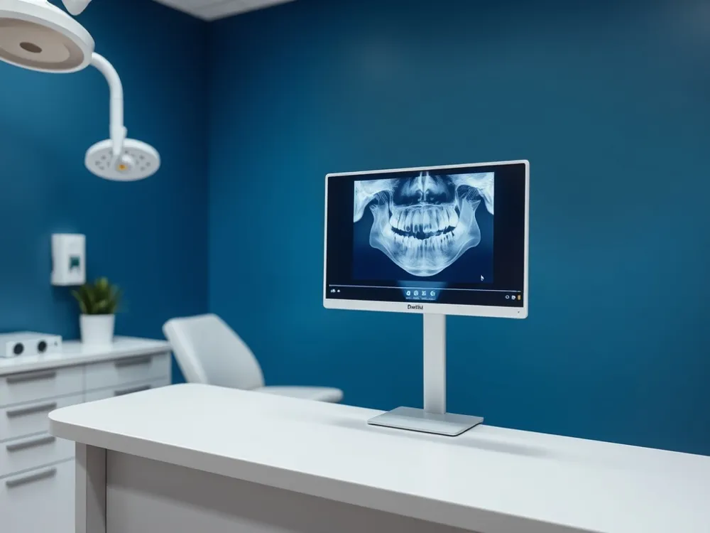 Compared to traditional film, digital x-rays offer instant images, lower radiation, superior clarity with 256 shades of grey, and easy electronic storage and sharing.