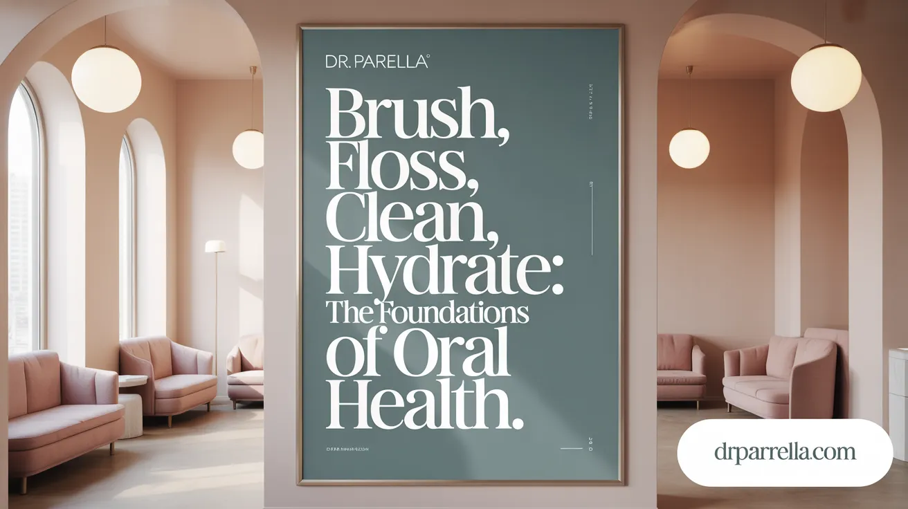 Brush, Floss, Clean, Hydrate: The Foundations of Oral Health
