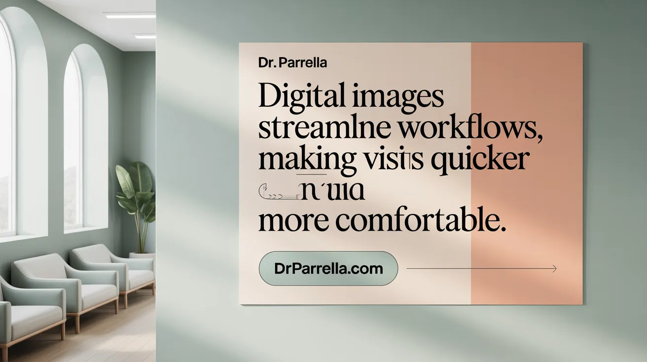 Digital images streamline workflows, making visits quicker and more comfortable.