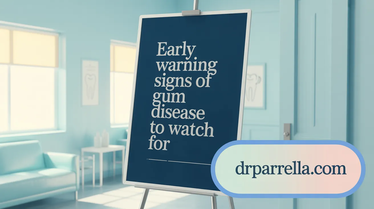 Early Warning Signs of Gum Disease to Watch For