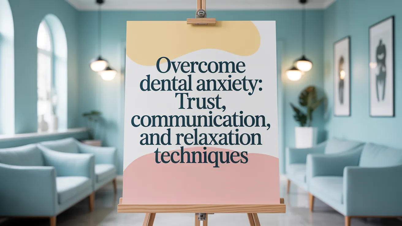 Overcome Dental Anxiety: Trust, Communication, and Relaxation Techniques
