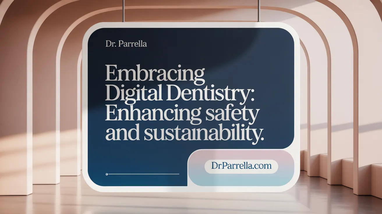 Embracing Digital Dentistry: Enhancing Safety and Sustainability