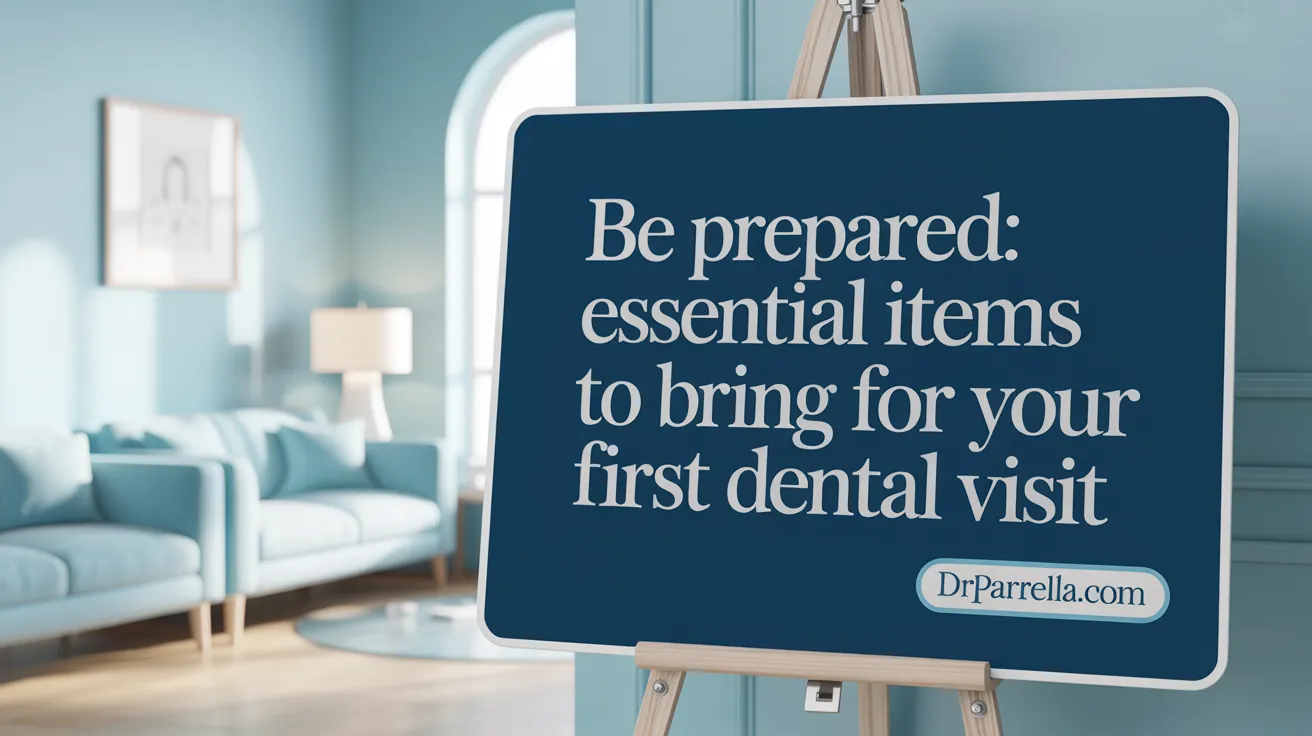 Be Prepared: Essential Items to Bring for Your First Dental Visit