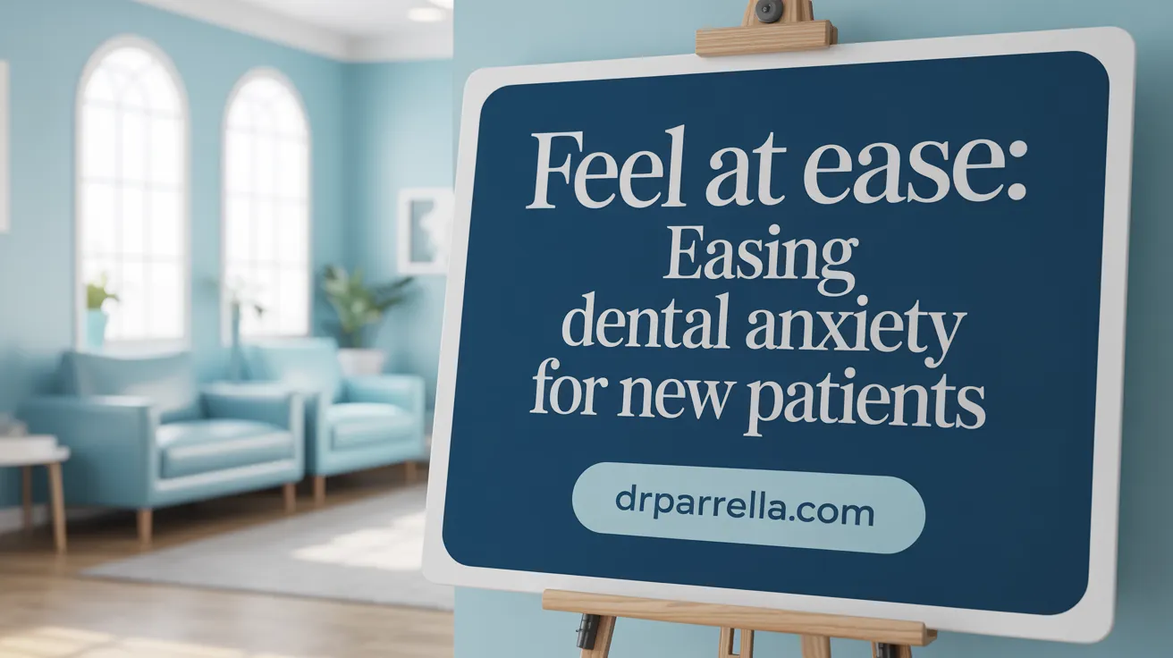 Feel at Ease: Easing Dental Anxiety for New Patients