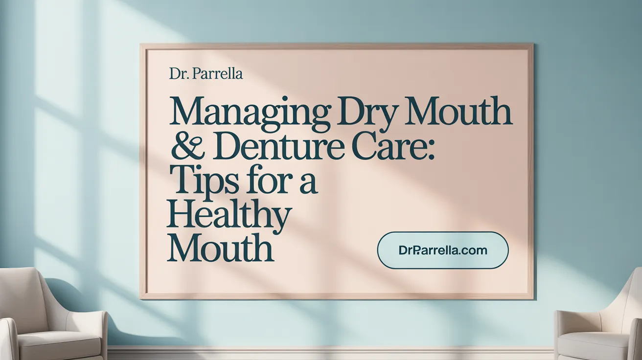 Managing Dry Mouth & Denture Care: Tips for a Healthy Mouth