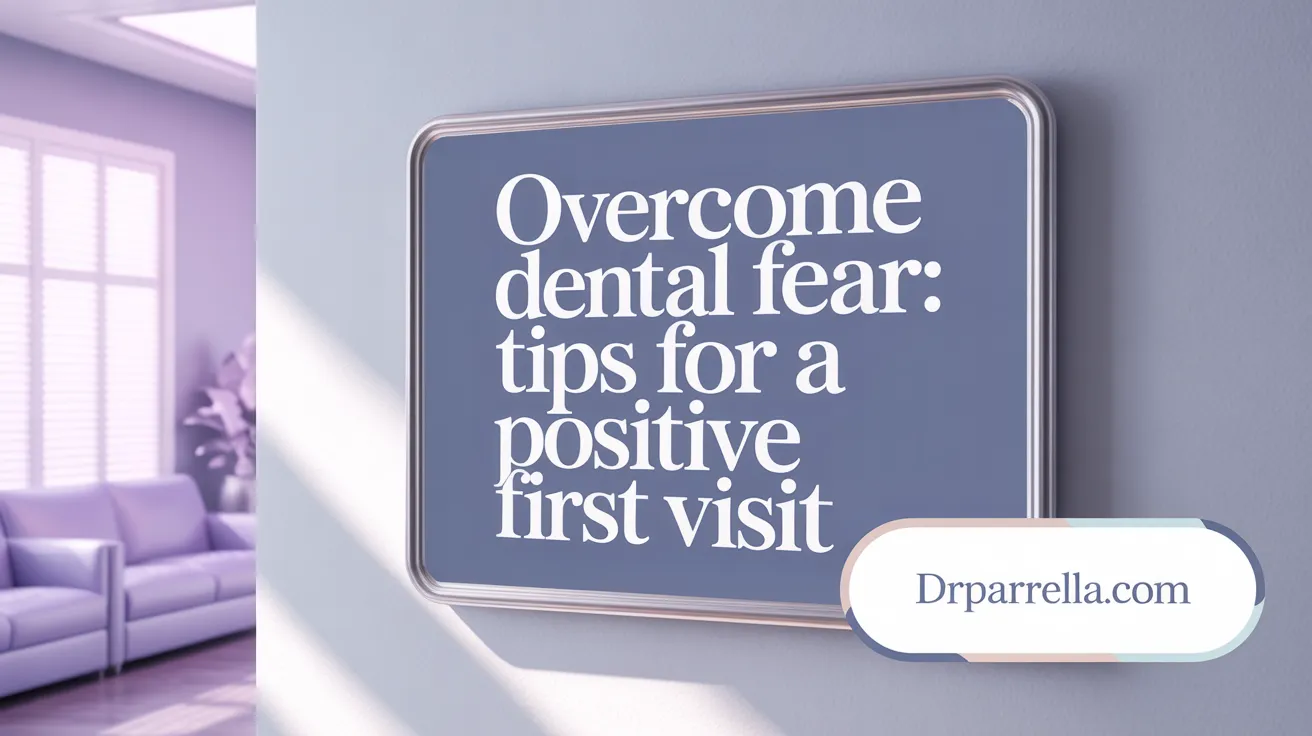 Overcome Dental Fear: Tips for a Positive First Visit