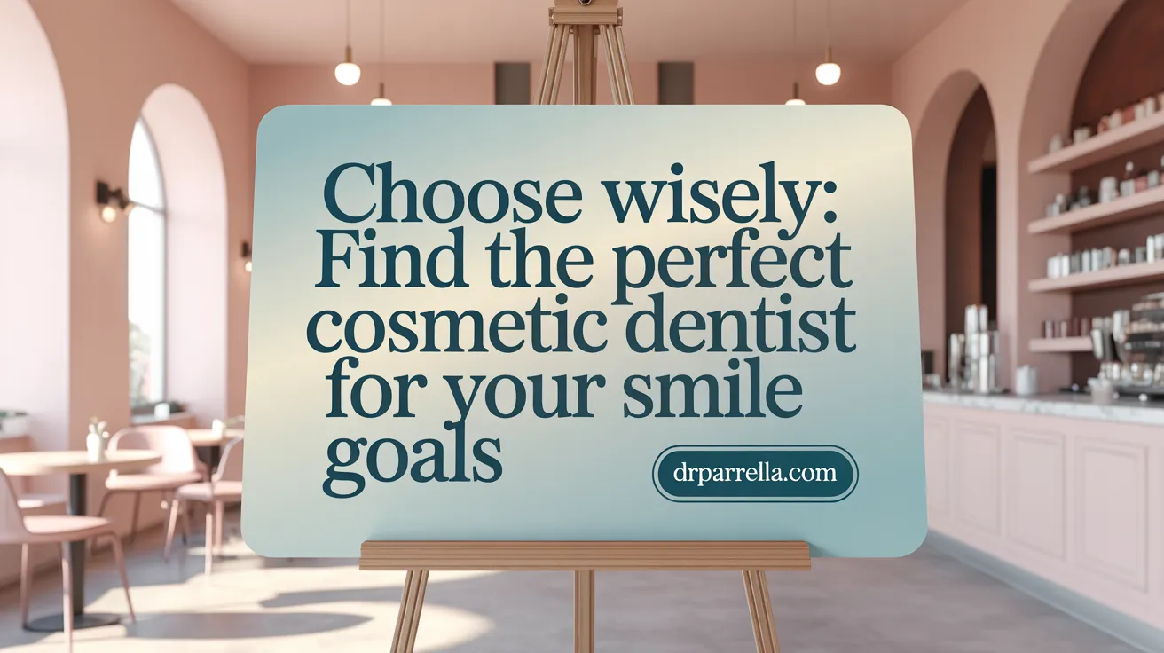 Choose Wisely: Find the Perfect Cosmetic Dentist for Your Smile Goals