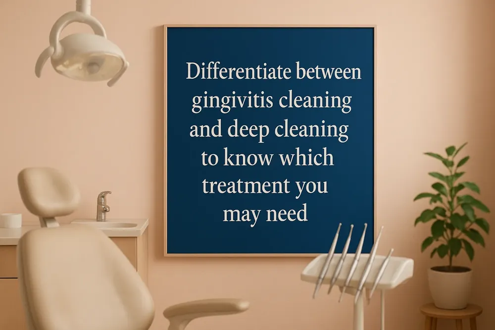 Differentiate between gingivitis cleaning and deep cleaning to know which treatment you may need.