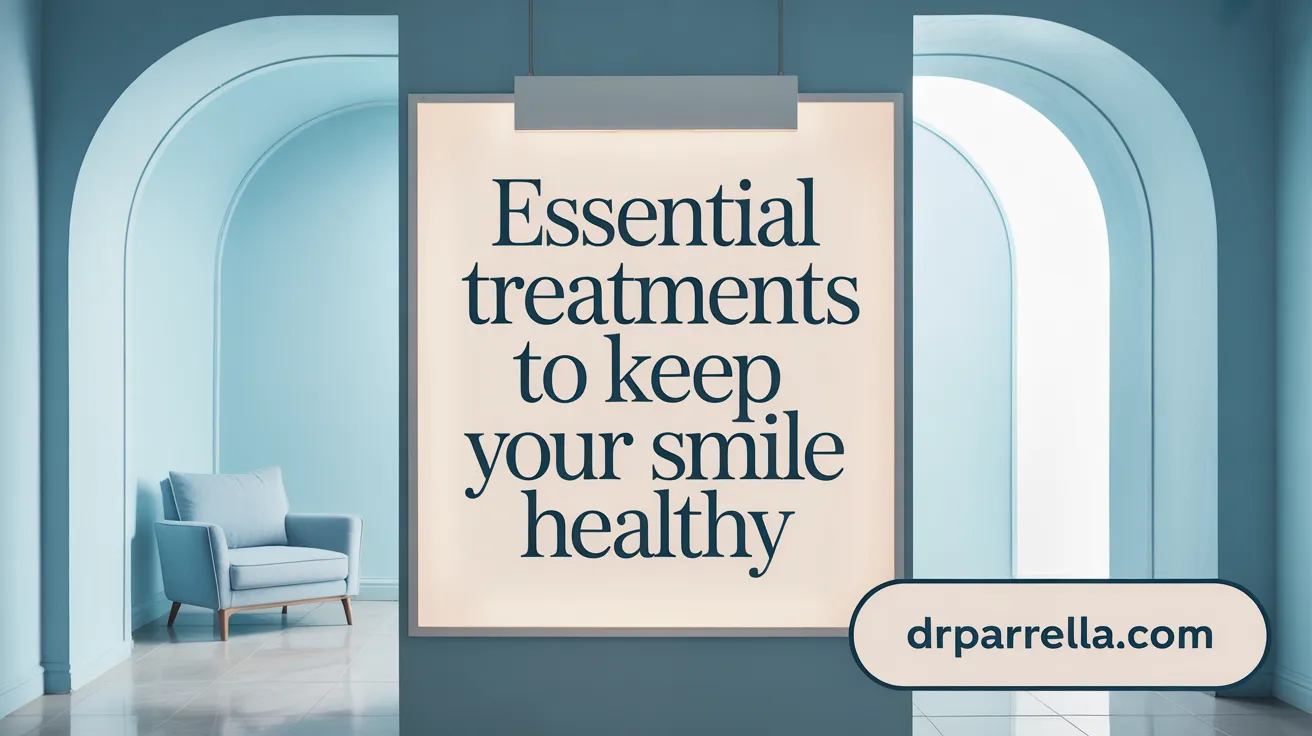 Essential Treatments to Keep Your Smile Healthy
