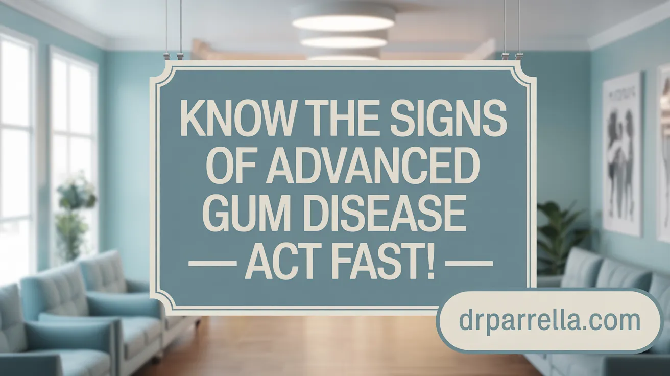 Know the Signs of Advanced Gum Disease – Act Fast!