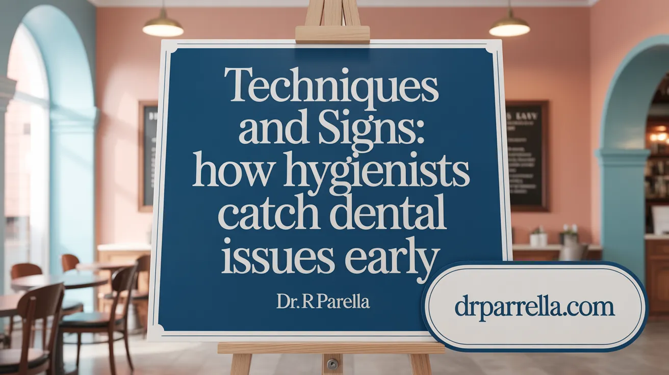 Techniques and Signs: How Hygienists Catch Dental Issues Early