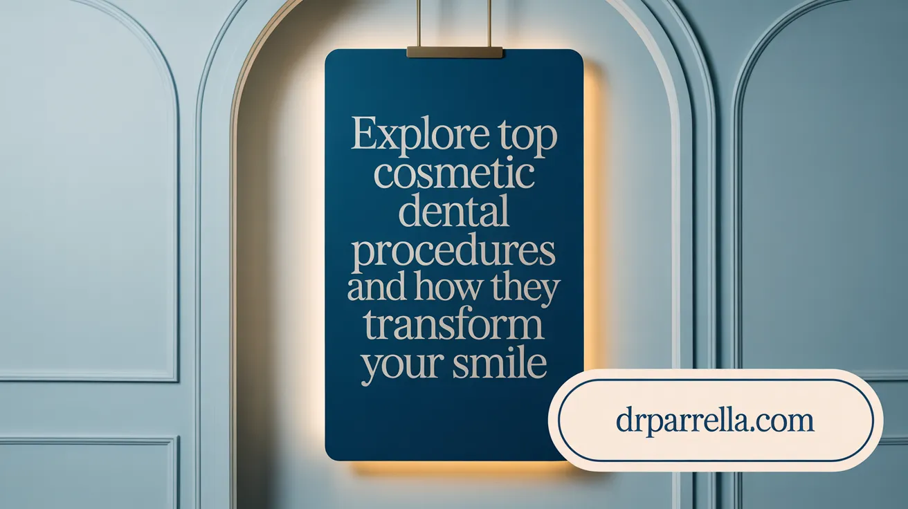 Explore Top Cosmetic Dental Procedures and How They Transform Your Smile
