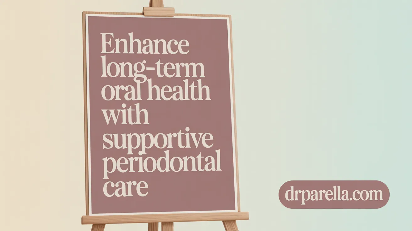 Enhance Long-Term Oral Health with Supportive Periodontal Care