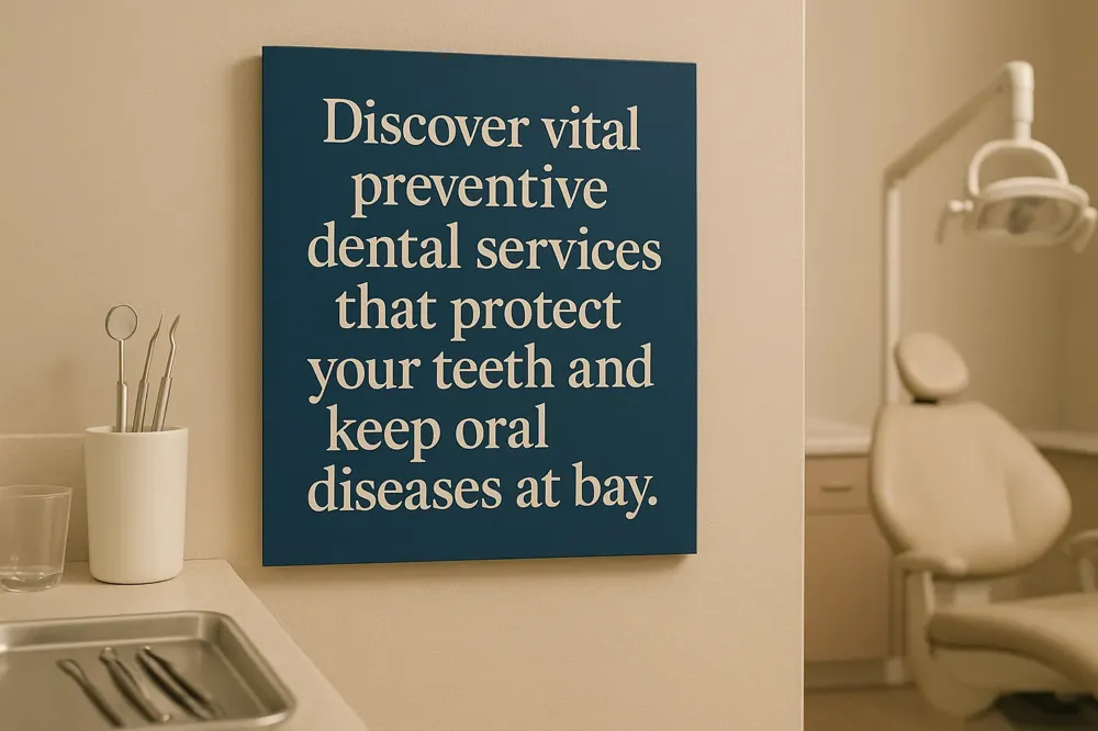 Discover vital preventive dental services that protect your teeth and keep oral diseases at bay.
