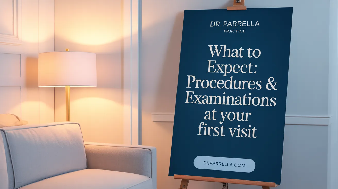 What to Expect: Procedures & Examinations at Your First Visit