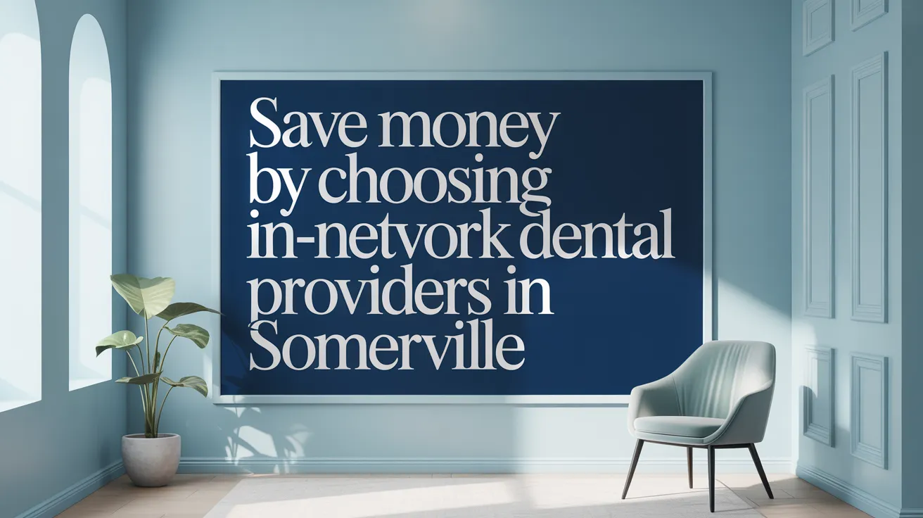 Save Money by Choosing In-Network Dental Providers in Somerville