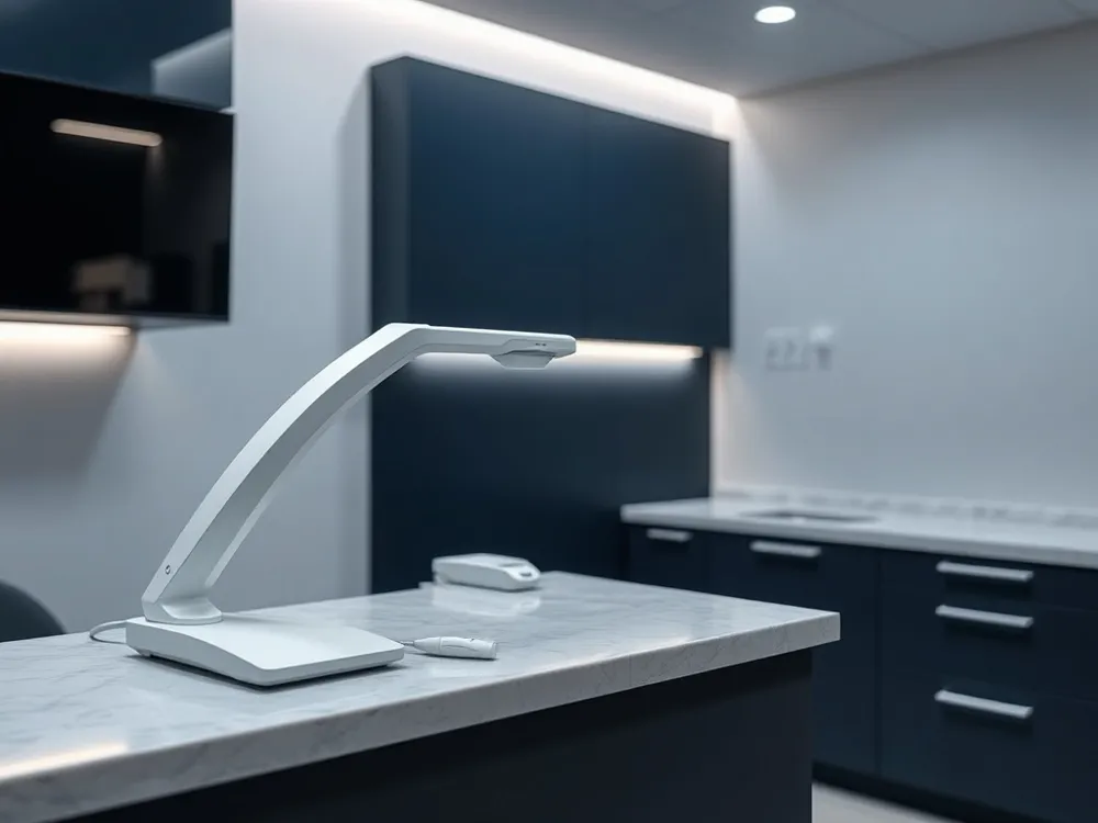 A hand-held intraoral scanner captures thousands of 3D images in seconds, eliminating uncomfortable putty impressions and revealing hidden dental issues early.