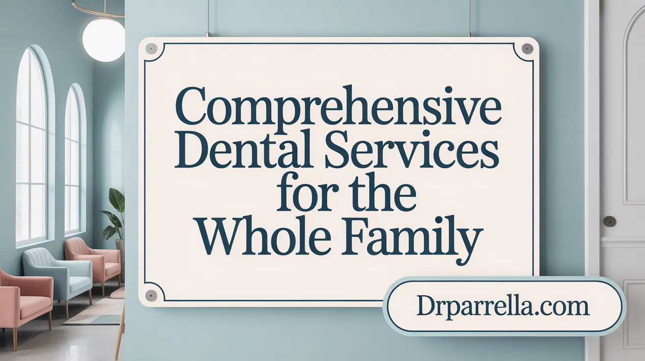 Comprehensive Dental Services for the Whole Family