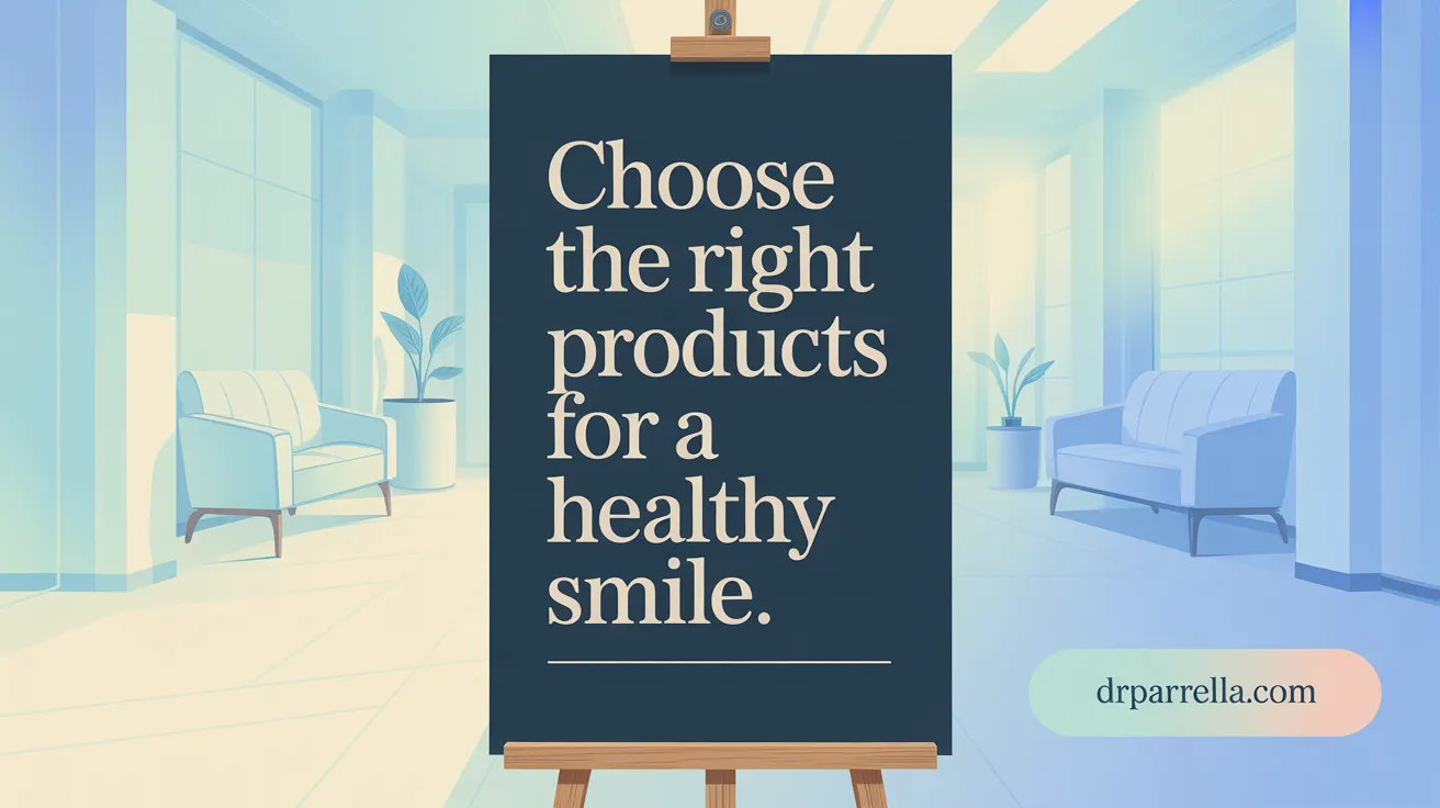 Choose the Right Products for a Healthy Smile