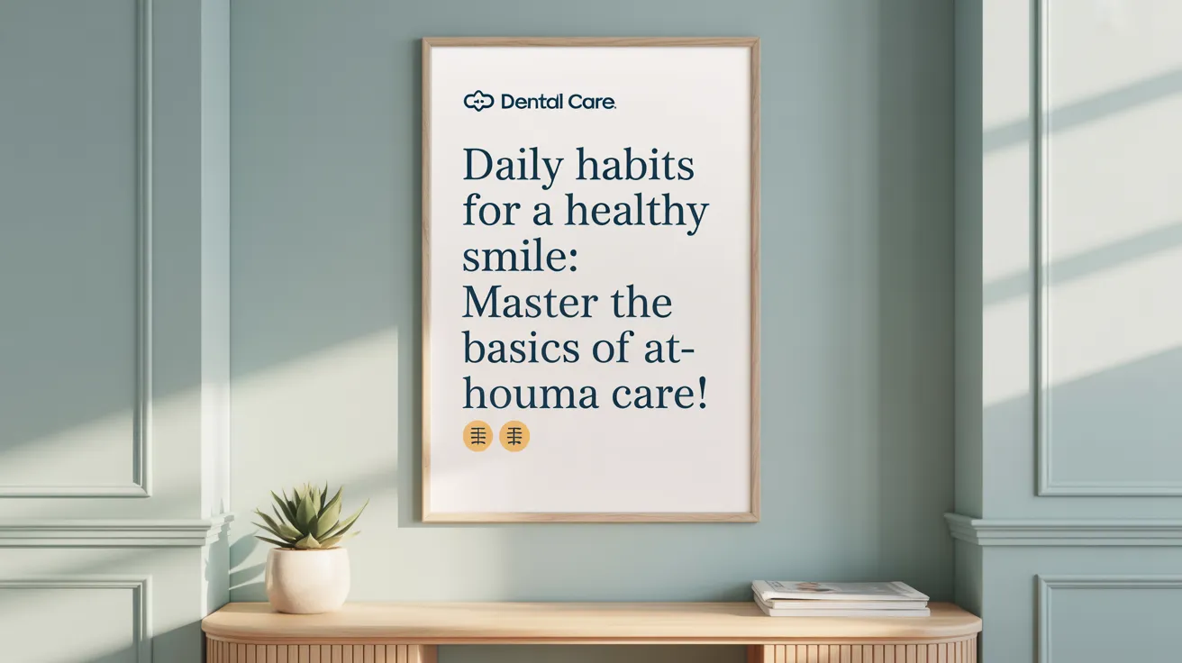 Daily Habits for a Healthy Smile: Master the Basics of At-Home Oral Care! 😊🪥
