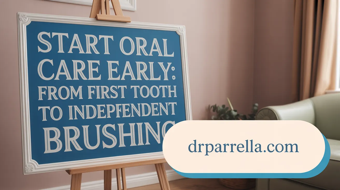 Start Oral Care Early: From First Tooth to Independent Brushing