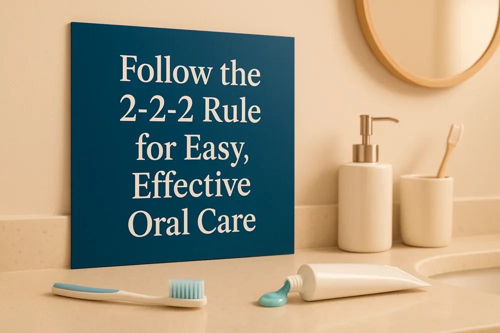 Follow the 2-2-2 Rule for Easy, Effective Oral Care