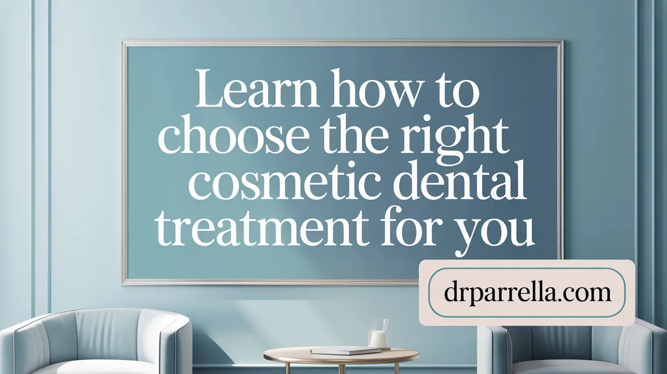 Learn How to Choose the Right Cosmetic Dental Treatment for You